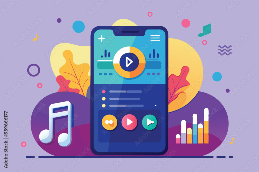 Obraz premium A visual representation showcasing top mobile app development services available, highlighting innovation and expertise.