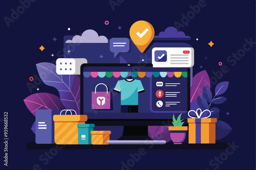A visual representation of top eCommerce platforms tailored for small businesses, showcasing user-friendly interfaces and features.