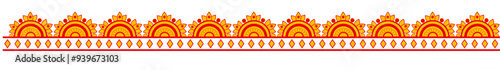 Durga Puja Border, Arch, Frame, Background Advertisement Design for Durga Puja Offer, Sale, Discount, Tags Design