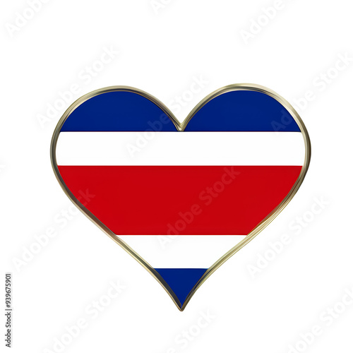 Heart of a flag Costa rica Free Download Heart of a flag Costa rica - GFXLoad