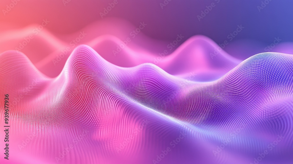 A charming abstract rhythmic wavy line graphic. A charming abstract rhythmic wavy line graphic.