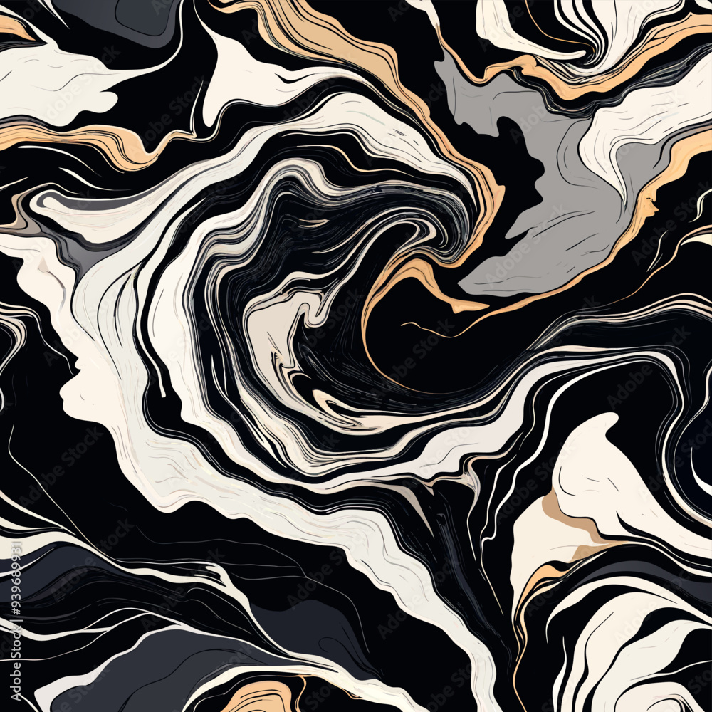 Color marble texture vector