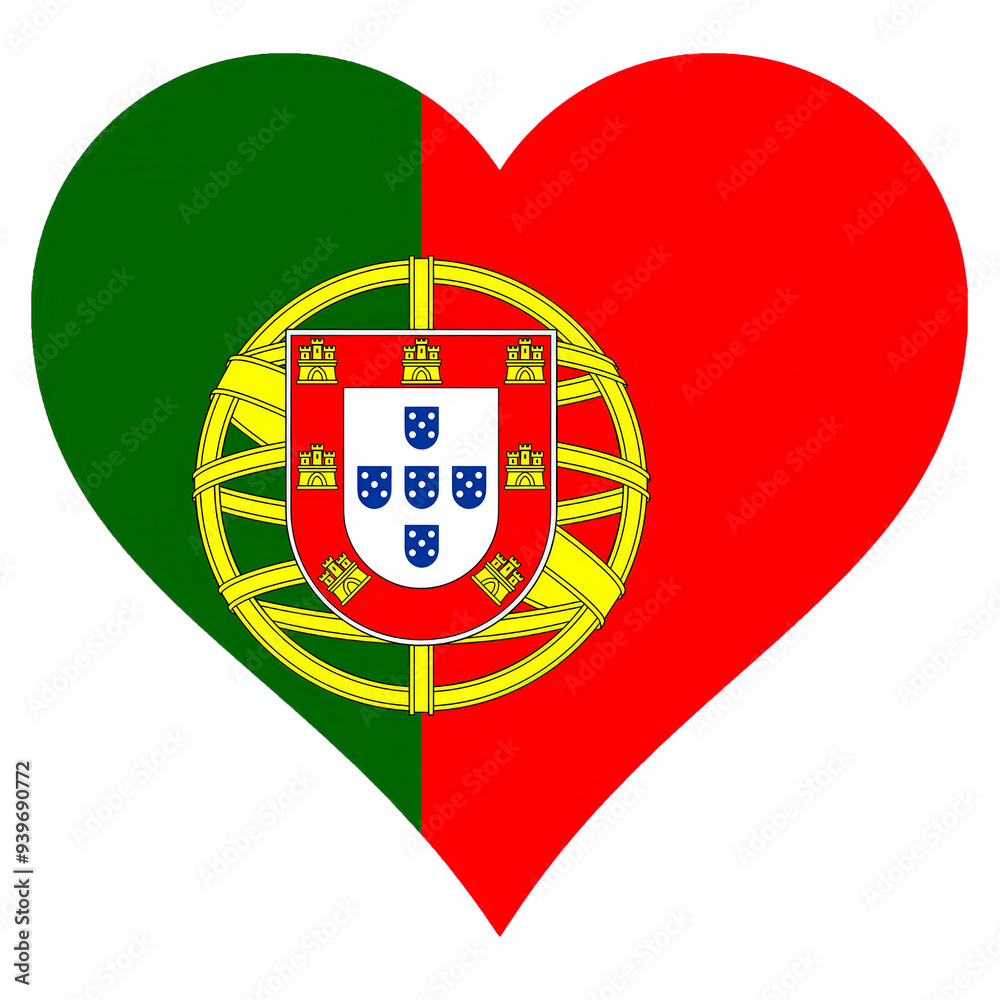 Heart of a flag Portugal Heart of a flag Portugal