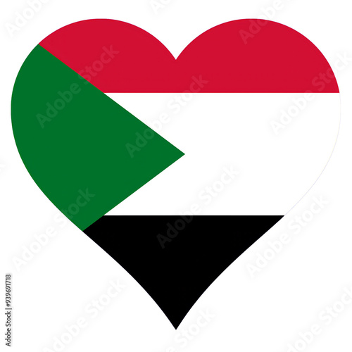 Heart of a flag Sudan Free Download Heart of a flag Sudan - GFXLoad
