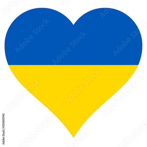 Heart of a flag Ukraine Free Download Heart of a flag Ukraine - GFXLoad
