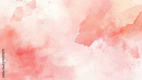 Soft watercolor texture in shades of pink, ideal for backgrounds or artistic designs.