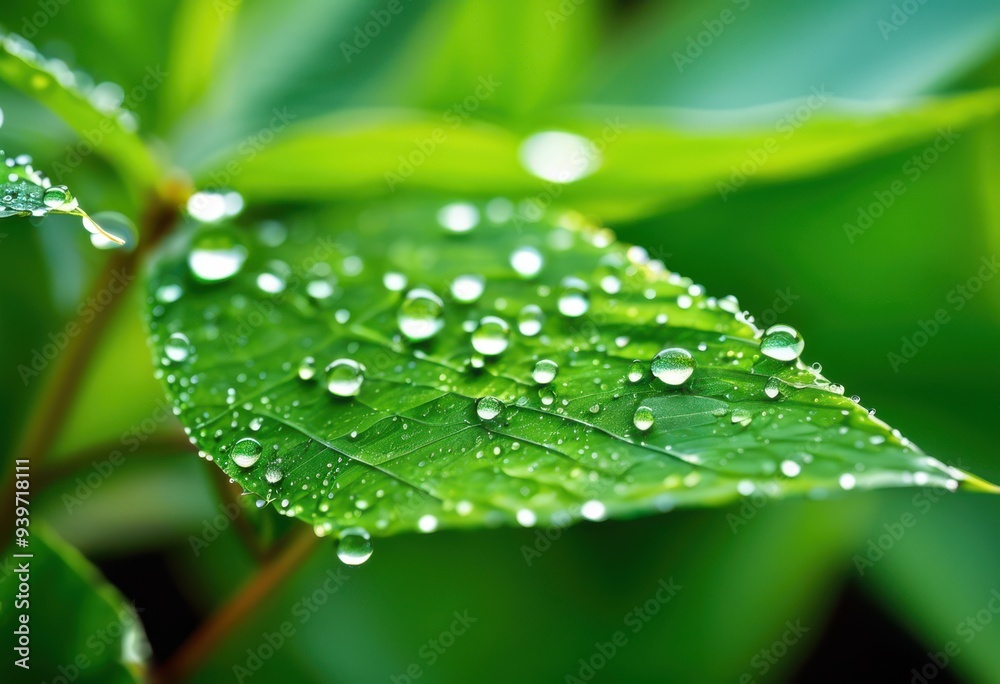vibrant water droplets glittering lush green leaves fresh natural environment, bright, foliage, nature, shine, beautiful, garden, macro, texture, leaf, plant vibrant water droplets glittering lush green leaves fresh natural environment, bright, foliage, nature, shine, beautiful, garden, macro, texture, leaf, plant