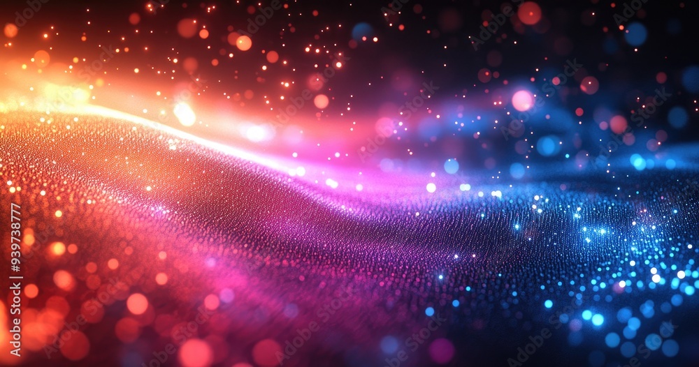 Obraz premium Abstract Cosmic Lights