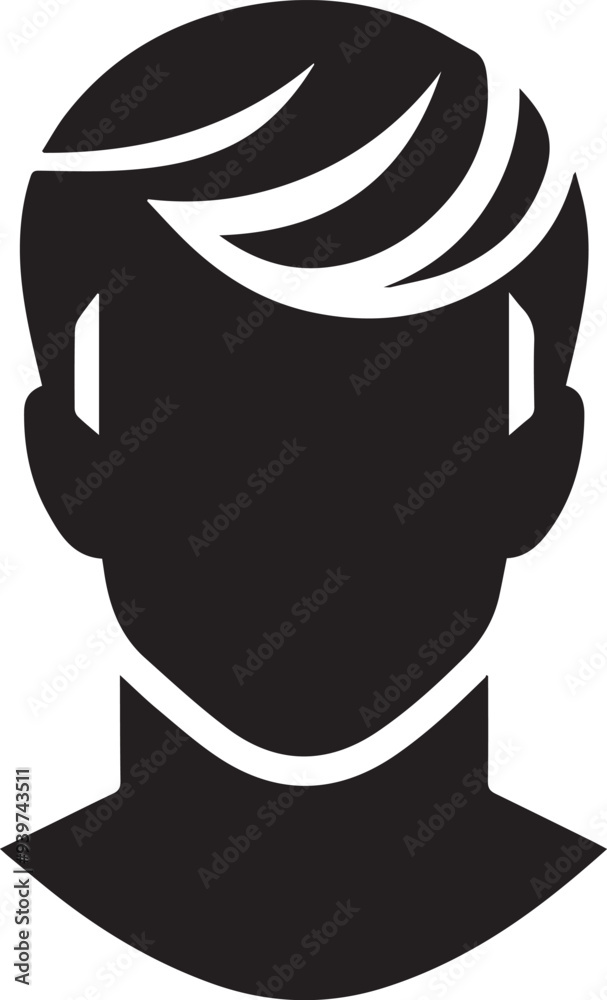 Beard man logo template vector icon illustration design Beard man logo template vector icon illustration design