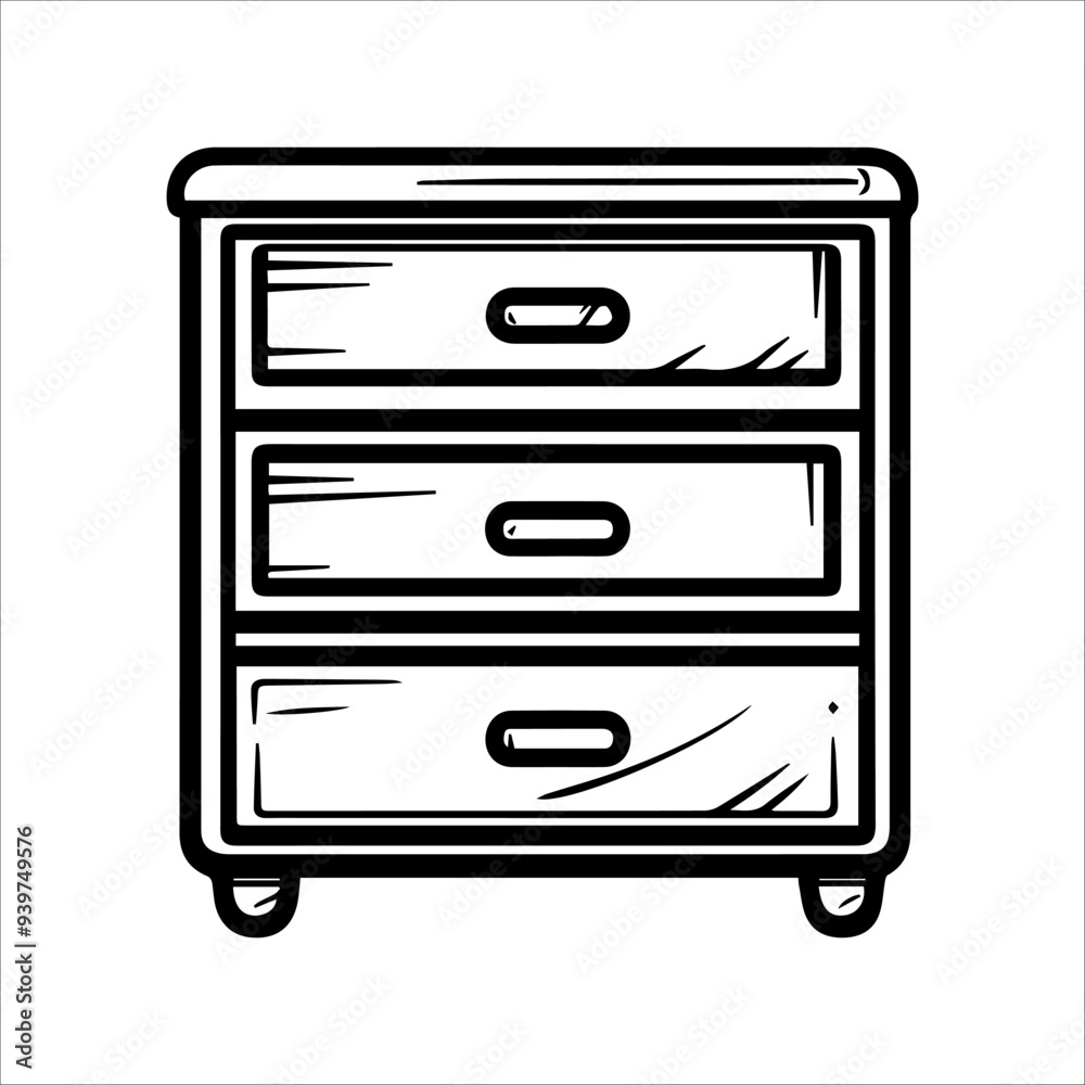 Drawer icon or modern line symbol. Vector line art and icon design with bold outline. Black and white Pixel Perfect minimalistic symbol isolated white background. Silhouette simple thin sign Drawer icon or modern line symbol. Vector line art and icon design with bold outline. Black and white Pixel Perfect minimalistic symbol isolated white background. Silhouette simple thin sign