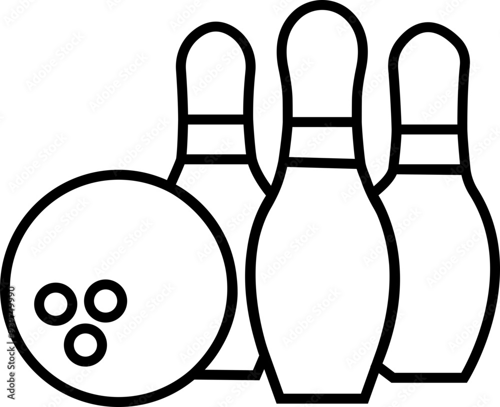Bowling strike icon. bowling ball and pin black flat and line vector isolated on transparent background. Symbol use for bowling club, games, sports Competition, element app and web. Bowling strike icon. bowling ball and pin black flat and line vector isolated on transparent background. Symbol use for bowling club, games, sports Competition, element app and web.