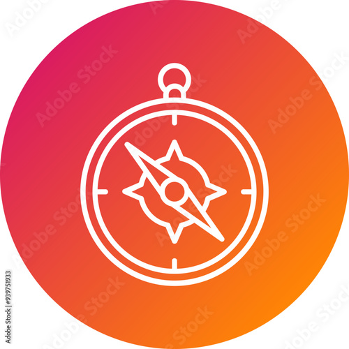 Compass Vector Icon