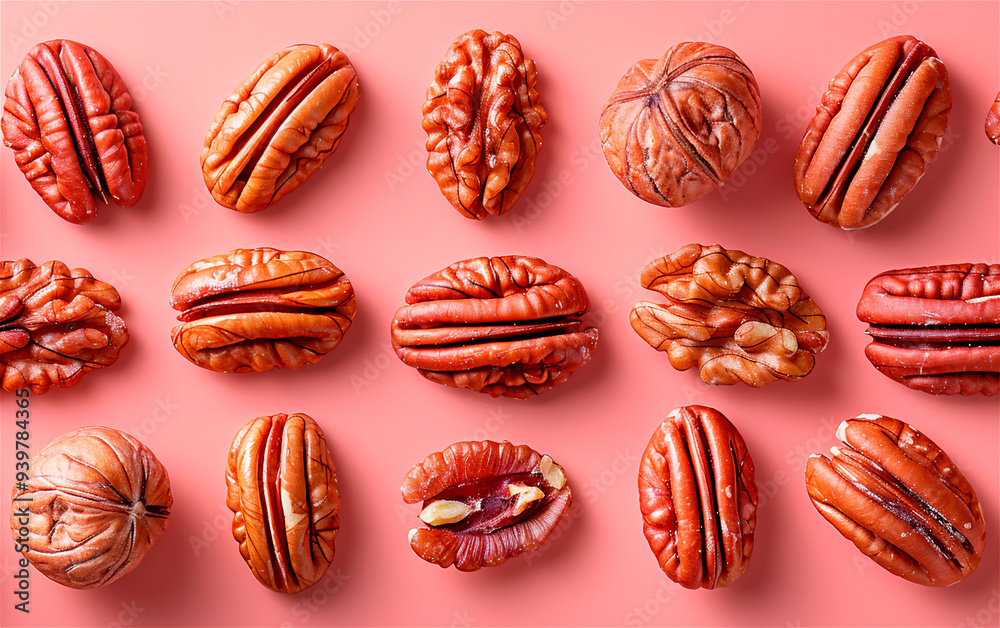 Walnuts close-up. Healthy eating. Background image Walnuts close-up. Healthy eating. Background image