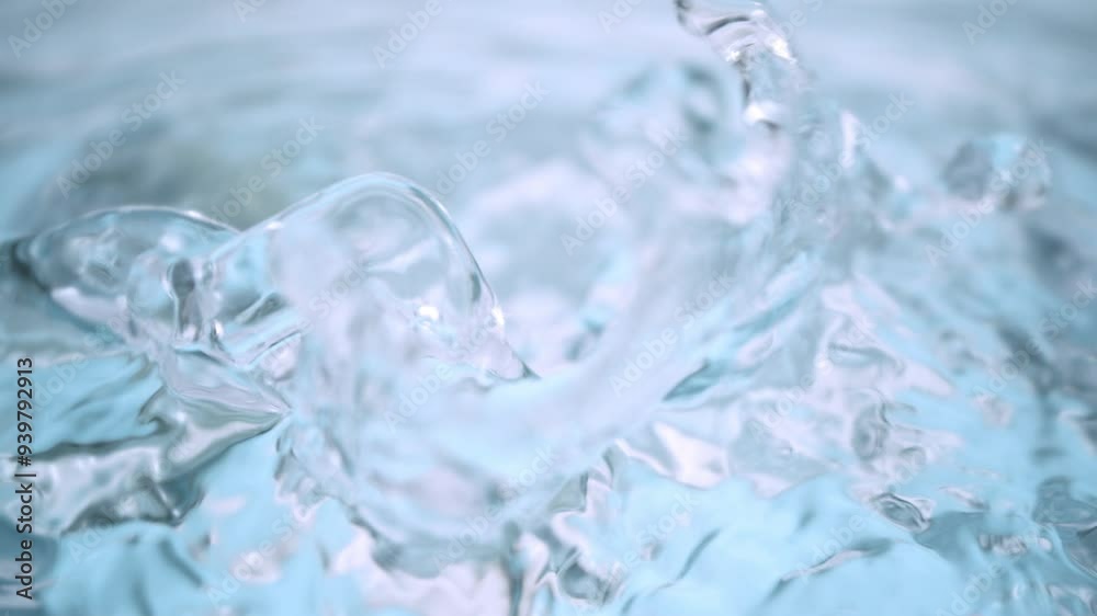 Super Slow Motion Detail Shot of Waving Clear Water Surface at 1000fps. Super Slow Motion Detail Shot of Waving Clear Water Surface at 1000fps.