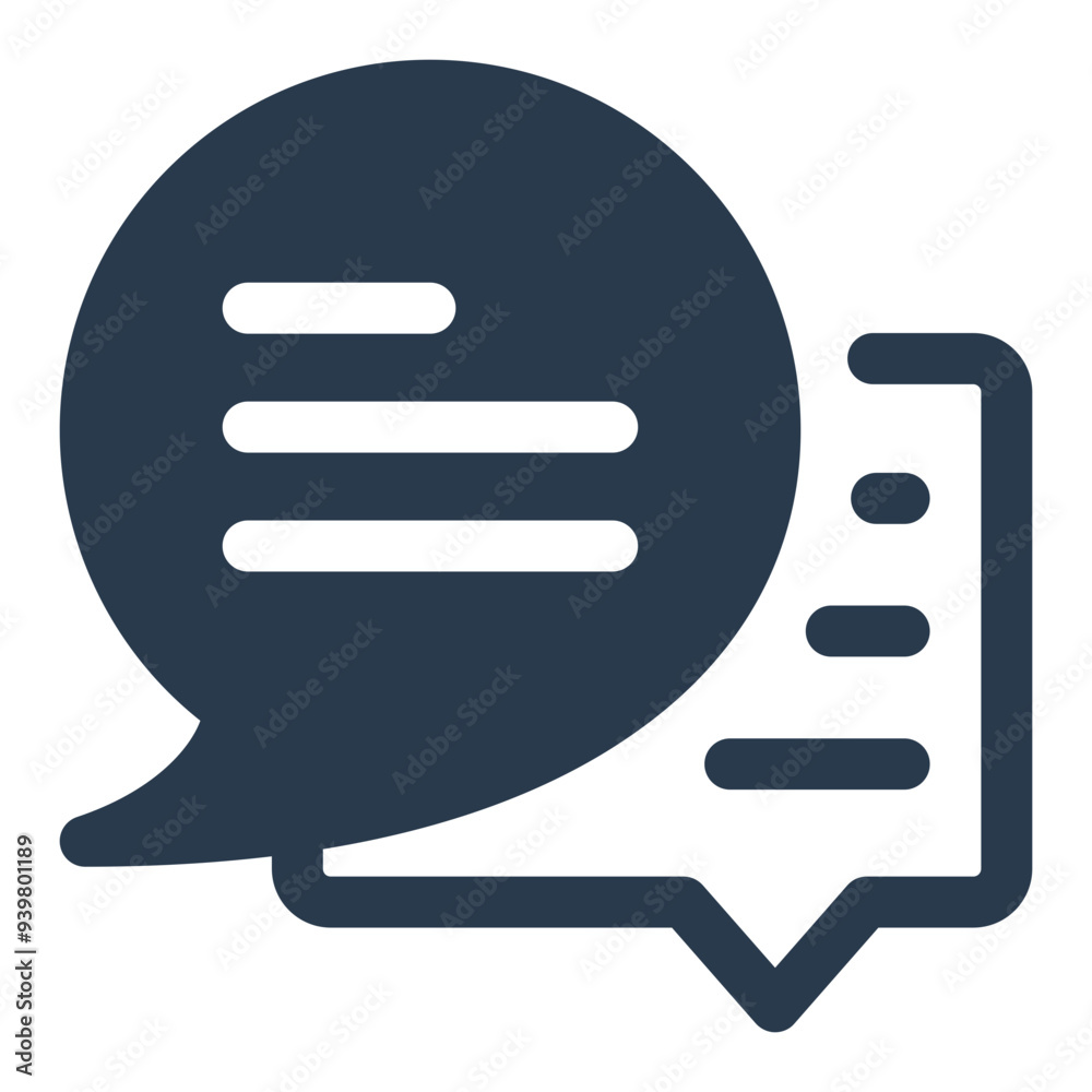 Chat Speech Bubble Vector Icon Chat Speech Bubble Vector Icon