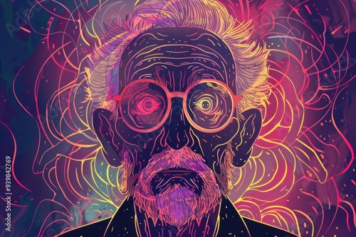 Artistic portrayals of old age focusing on psychological themes such as memory, wisdom, and loneliness