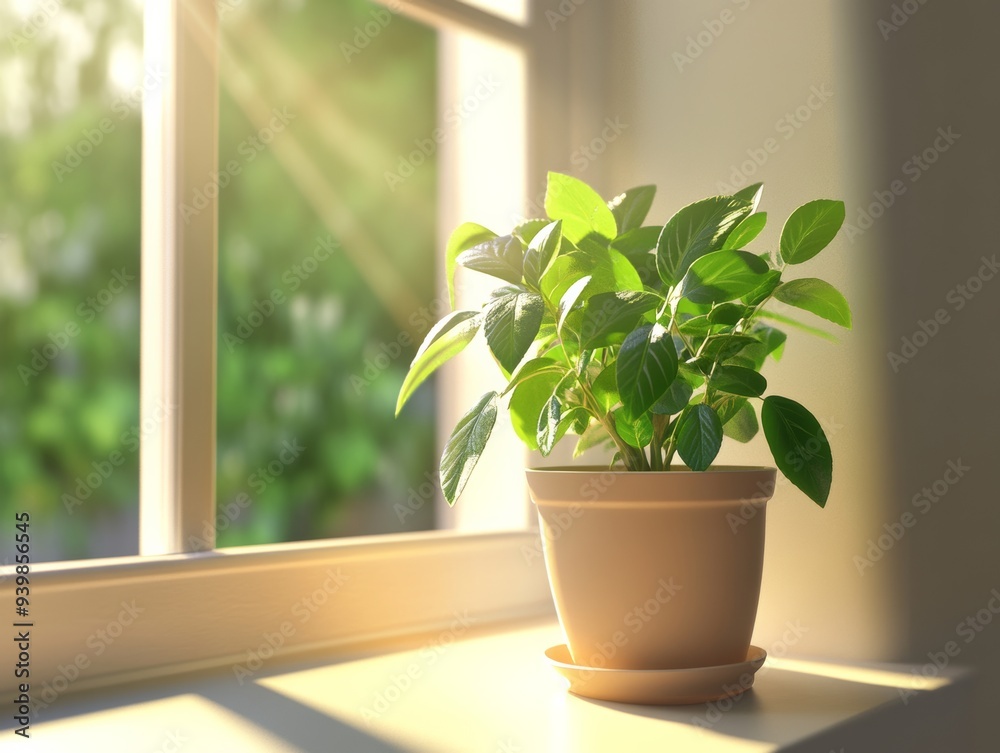 Fototapeta premium Vibrant Close-Up ofPlant Highlighting Intricate Textures and Nature's Beauty