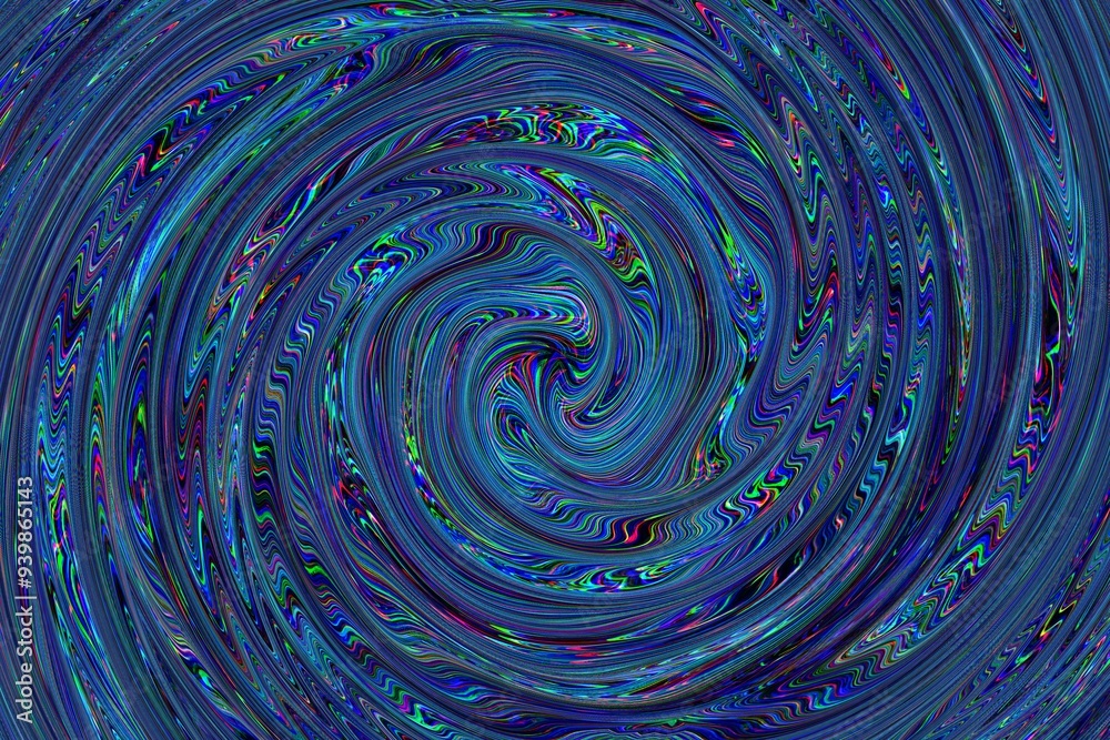 A blue swirl with a rainbow of colors. The swirl is very abstract and has a lot of detail. The colors are bright and vibrant, giving the image a sense of energy and movement A blue swirl with a rainbow of colors. The swirl is very abstract and has a lot of detail. The colors are bright and vibrant, giving the image a sense of energy and movement