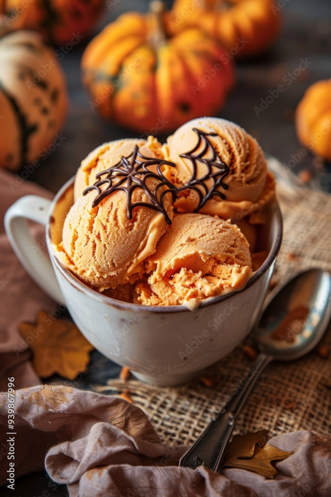 Pumpkin ice cream