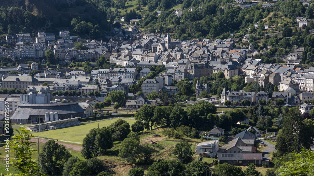 Ville de Murat dans le Cantal en Auvergne Ville de Murat dans le Cantal en Auvergne