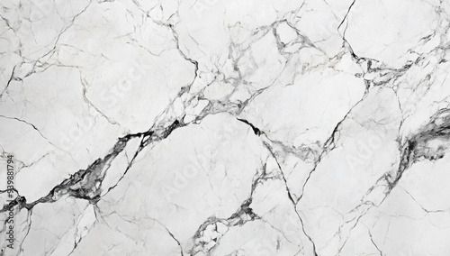 The white marble texture is seamless without a border and can be repeated infinitely photo