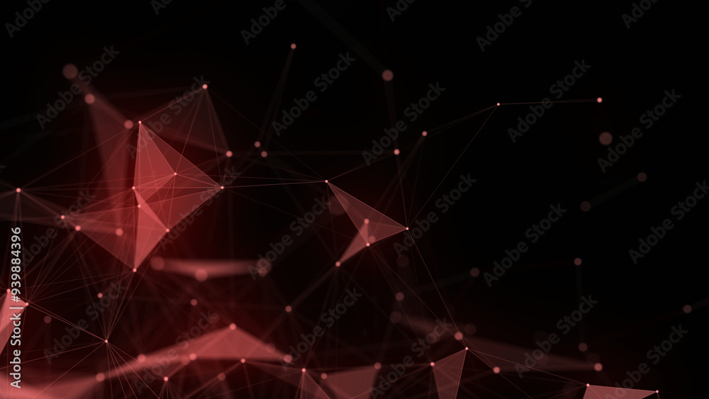 Fire network connection structure. Digital background with dots and lines. Big data visualization. 3D rendering. Fire network connection structure. Digital background with dots and lines. Big data visualization. 3D rendering.