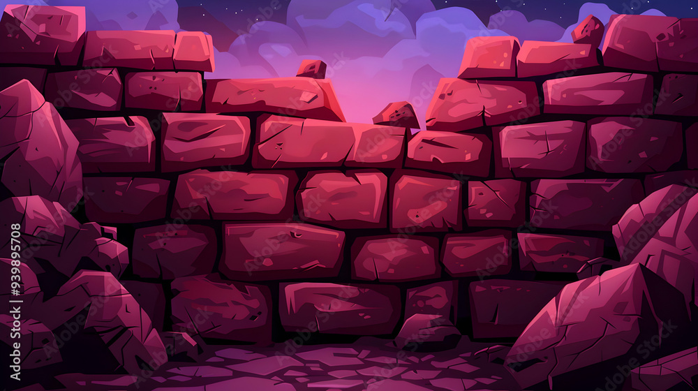 Obraz premium Anime Stone Texture Background
