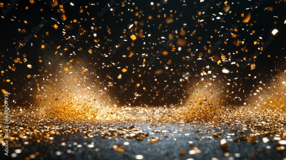 Golden Glitter Explosion Golden Glitter Explosion