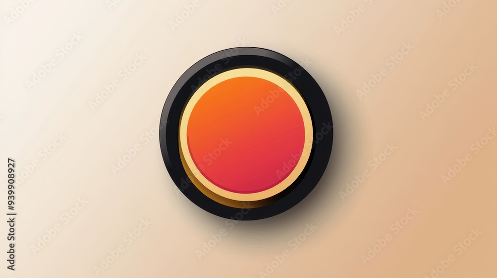 Free icon representing a sticker sign button. The image is a badge, tag, or label, designed to be easily recognizable and promote a specific message or call to action.