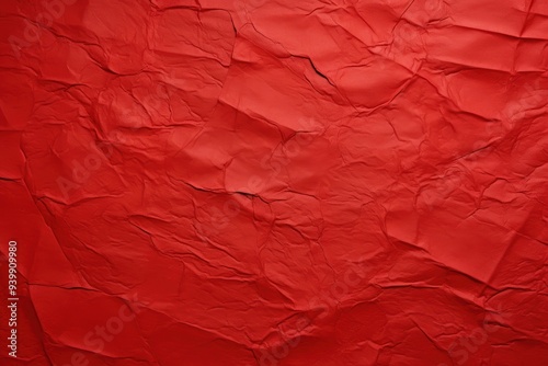 Wallpaper Mural Crumpled red paper texture background Torontodigital.ca