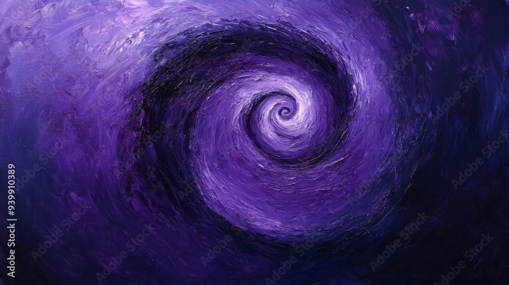 Purple Swirl Abstract Painting Purple Swirl Abstract Painting
