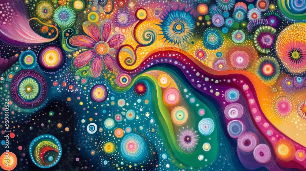 Colorful Abstract Cosmic Art Colorful Abstract Cosmic Art
