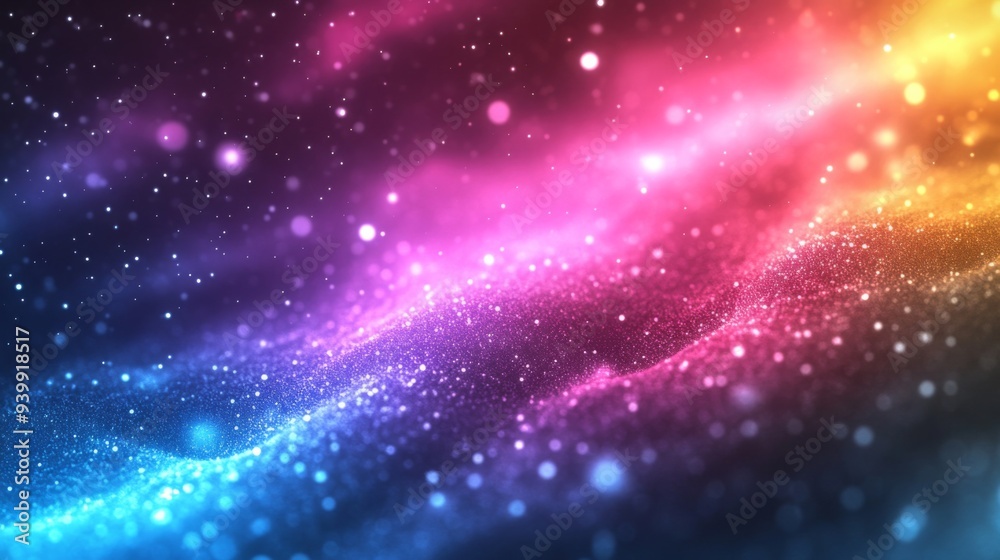 Obraz premium Colorful Cosmic Nebula