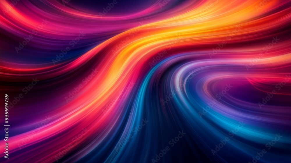 Abstract Colorful Lightwaves Abstract Colorful Lightwaves