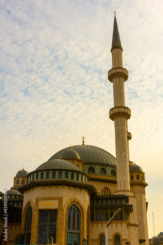 Mosque of Taksim Square in Istanbul,  Turkey photo