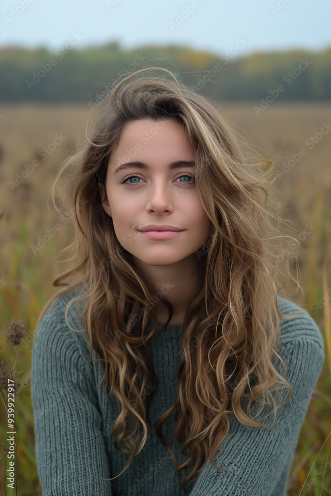 Beautiful blond model portrait Beautiful blond model portrait