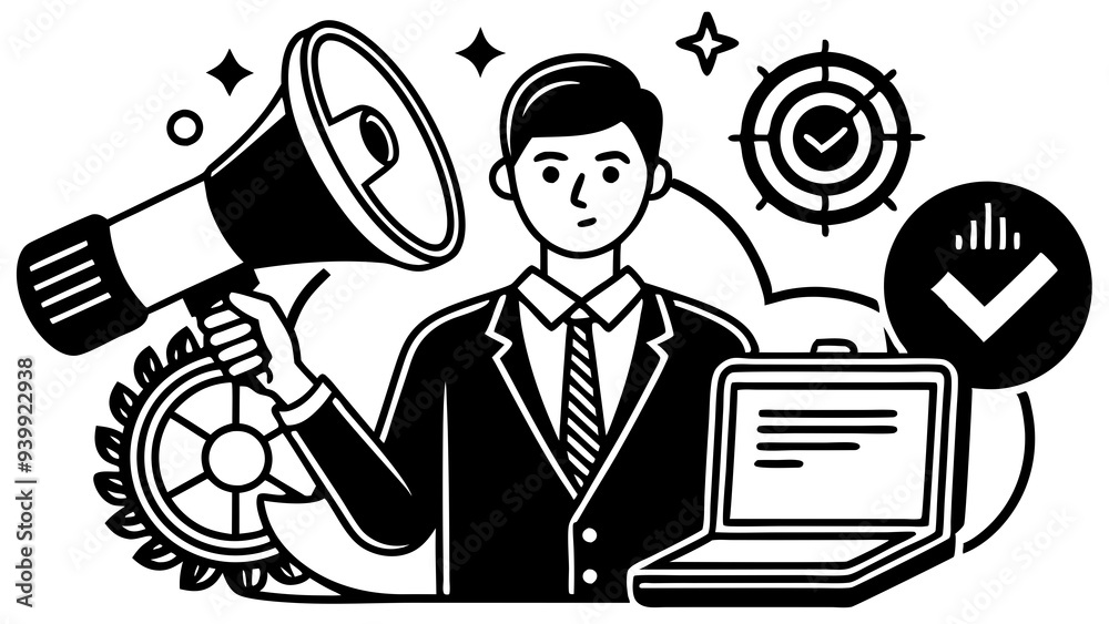 Digital marketing concept vector illustration of marketing concept Digital marketing concept vector illustration of marketing concept