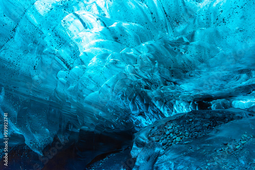 The Ice Caves of Vatnajokull Glacier National Park,  Iceland photo