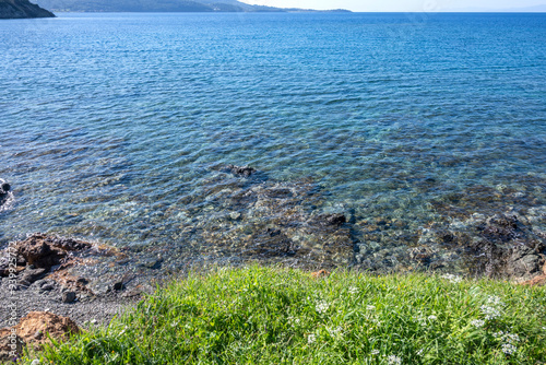 Kassandra coastline near near village of Xina, Chalkidiki, Greece photo