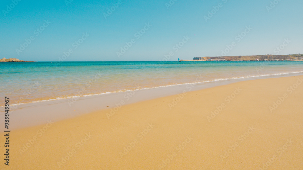 Praia do Martinhal, Portugal, in summer Praia do Martinhal, Portugal, in summer
