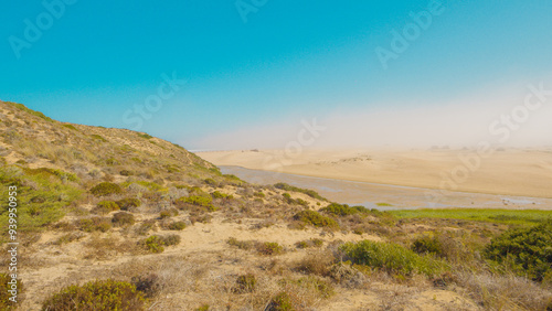 Praia do Bordeira, Portugal, in summer