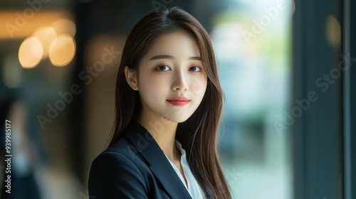 Wallpaper Mural Korean business woman in office Torontodigital.ca