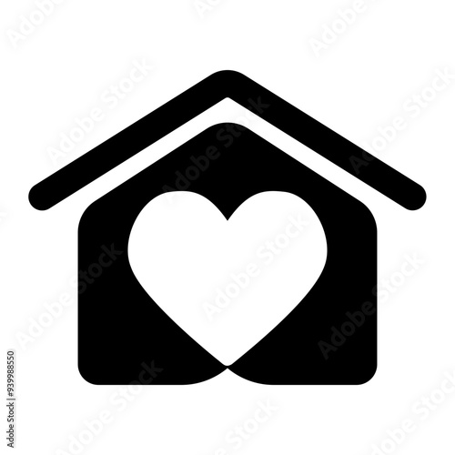 orphanage glyph icon