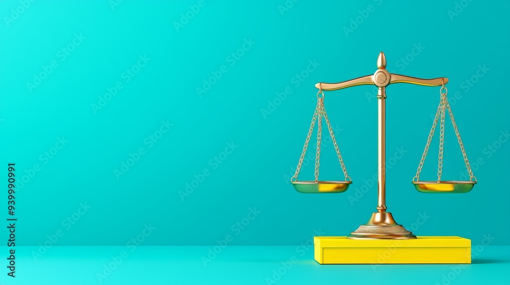Brass scales of justice, legal law and order concept Brass scales of justice, legal law and order concept