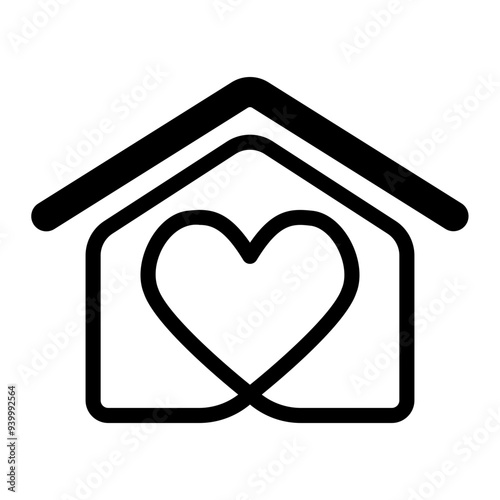 orphanage line icon