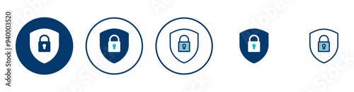 Security icon vector isolated on white background. protection icon. privacy. vpn