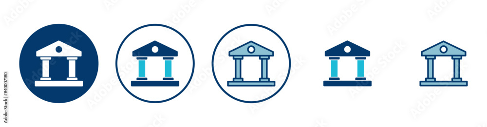 Bank icon vector isolated on white background. bank vector icon, museum, university Bank icon vector isolated on white background. bank vector icon, museum, university