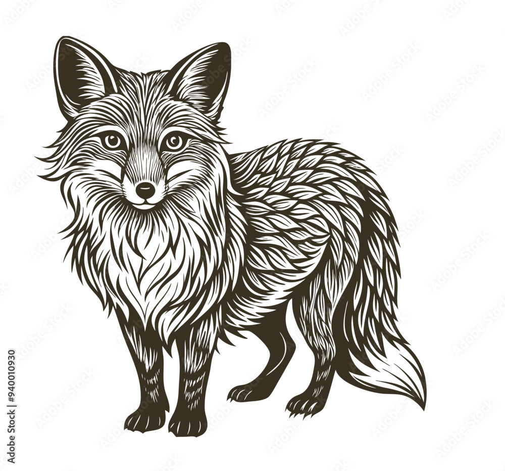 This Detailed Fox Silhouette Vector Clipart Perfectly Captures the Grace and Mystery of the Wild, Making It Ideal for Nature-Themed Designs, Wildlife Illustrations, Decorative Art, Ornamental Graphic This Detailed Fox Silhouette Vector Clipart Perfectly Captures the Grace and Mystery of the Wild, Making It Ideal for Nature-Themed Designs, Wildlife Illustrations, Decorative Art, Ornamental Graphic