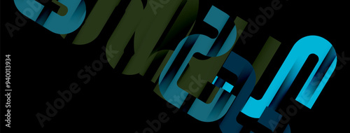 Lines, abstract letter style design background. Geometric vector Illustration For Wallpaper, Banner, Background, Card, Book Illustration, landing page