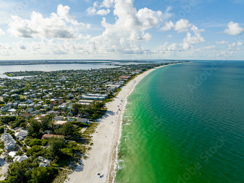 Aerial view of Anna Maria Island, Florida
